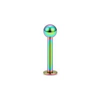 Piercing helix labret lóbulo tragus multicolor 8mm