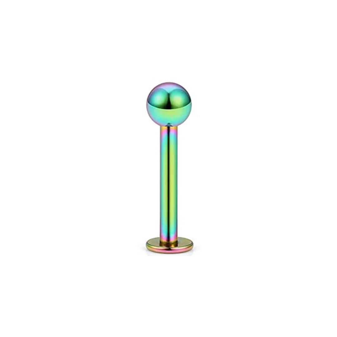 Piercing helix labret lóbulo tragus multicolor 8mm