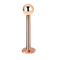 Piercing helix labret lóbulo tragus oro rosa 8mm