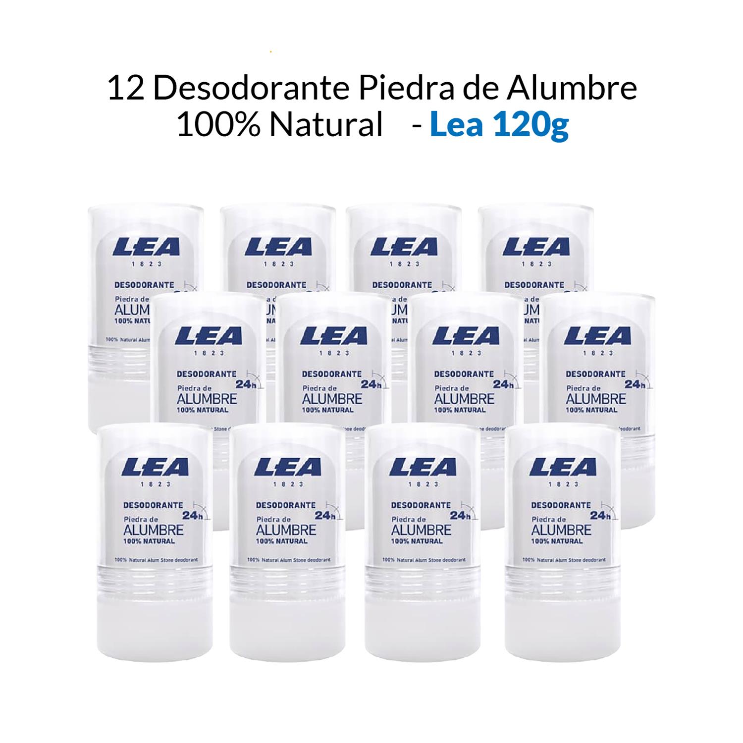 12 Desodoarnte Piedra de Alumbre 100% Natural - Lea 120g - copy