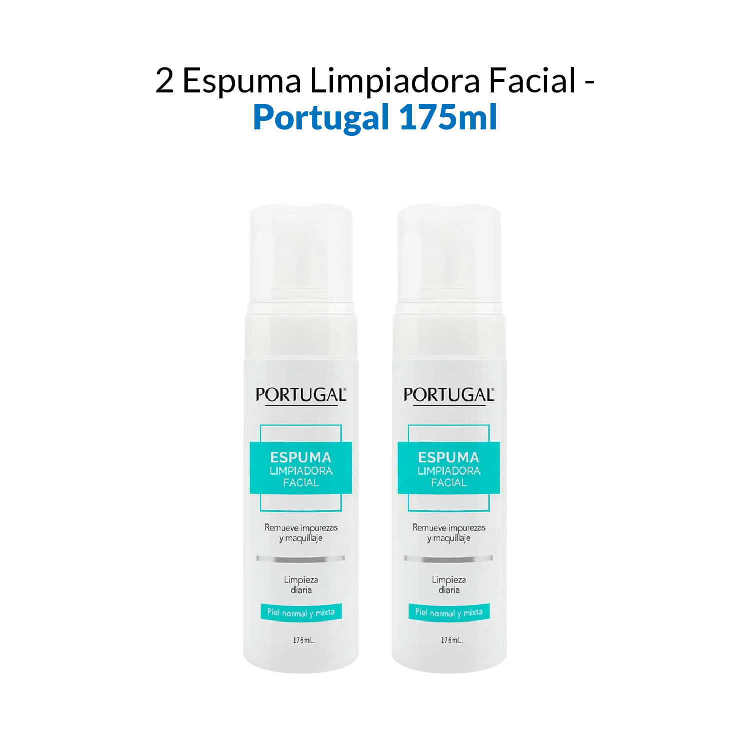 2 Espuma Limpiador Facial - Portugal 175ml