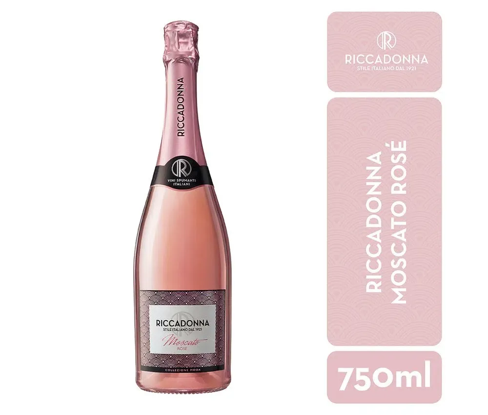 Espumante RICCADONNA Moscato Rosé Botella 750ml