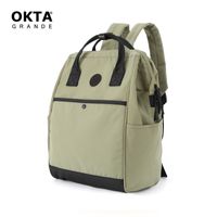 Himawari - Mochila escolar o de viaje porta Laptop - Verde Claro