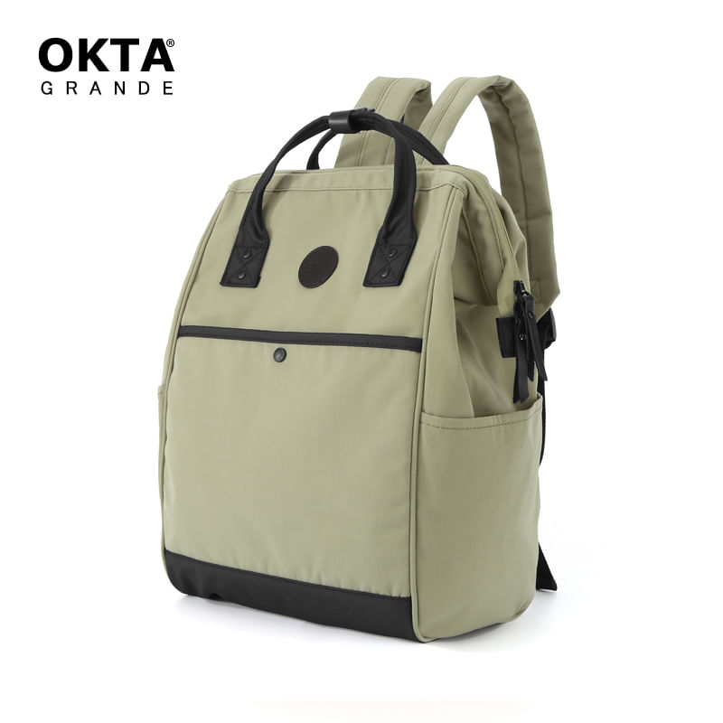 Himawari - Mochila escolar o de viaje porta Laptop - Verde Claro