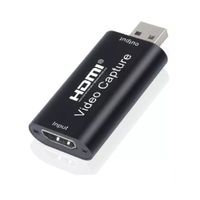 Capturadora de video Genérico hdmi a usb, negro