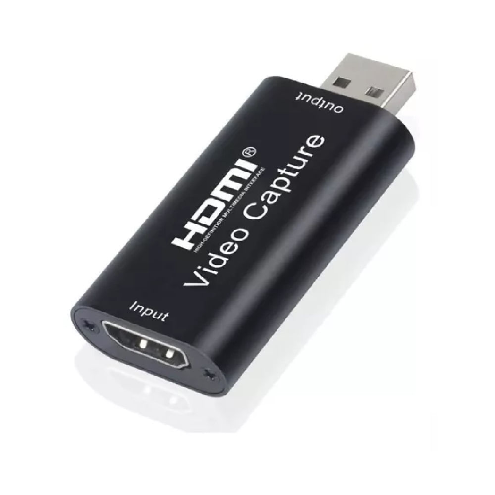 Capturadora de video Genérico hdmi a usb, negro