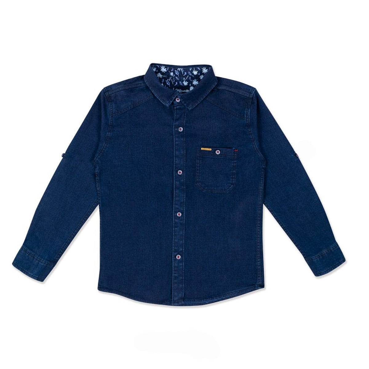 Camisa de niño Acuabello MANGA LARGA en azul