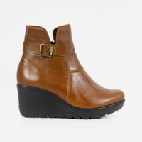 Botines para Mujer Maribu 878-Car-35 Marrón Claro
