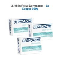 3 Jabón Facial Dermoacne - La Cooper 100g