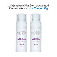 2 Rejuvenece Plus Eterna Juventud Crema de Arroz - La Cooper 50g