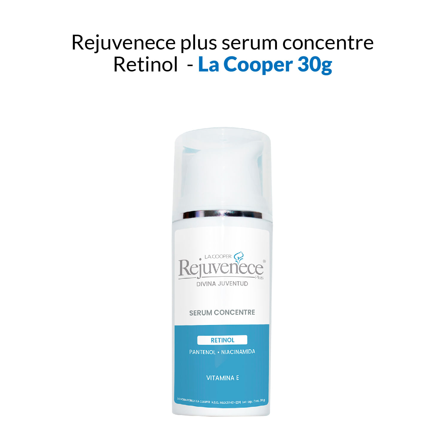 Rejuvenece plus serum concentre Retinol - La Cooper 30g