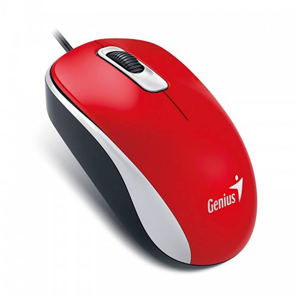 Mouse Genius Dx-110 Red Usb Optico 1000 Dpi