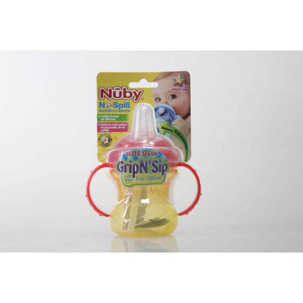 Vaso para Bebé Nuby 8Oz Amarillo
