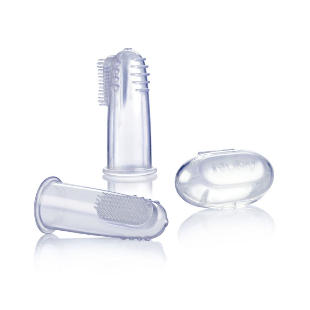 Masageador Dental Para Bebé NubySilicona Transparente