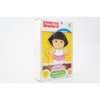 Rompecabezas Madera Fisher Price 12 Piezas Sonya Lee