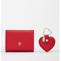 SET DE DAMA BILLETERA Y LLAVERO CORAZON
