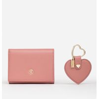 SET DE DAMA BILLETERA Y LLAVERO CORAZON