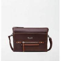 MORRAL EN CUERO GRABADO