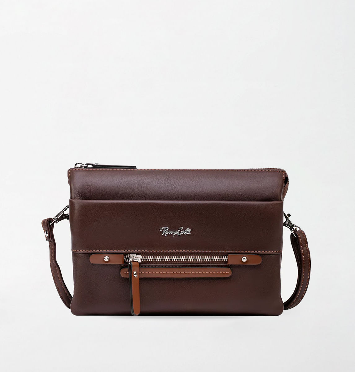MORRAL EN CUERO GRABADO