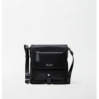 MORRAL MEDIANO EN CUERO COLOR ENTERO