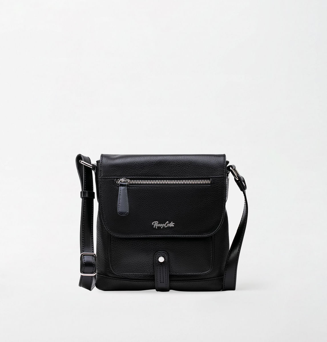 MORRAL MEDIANO EN CUERO COLOR ENTERO