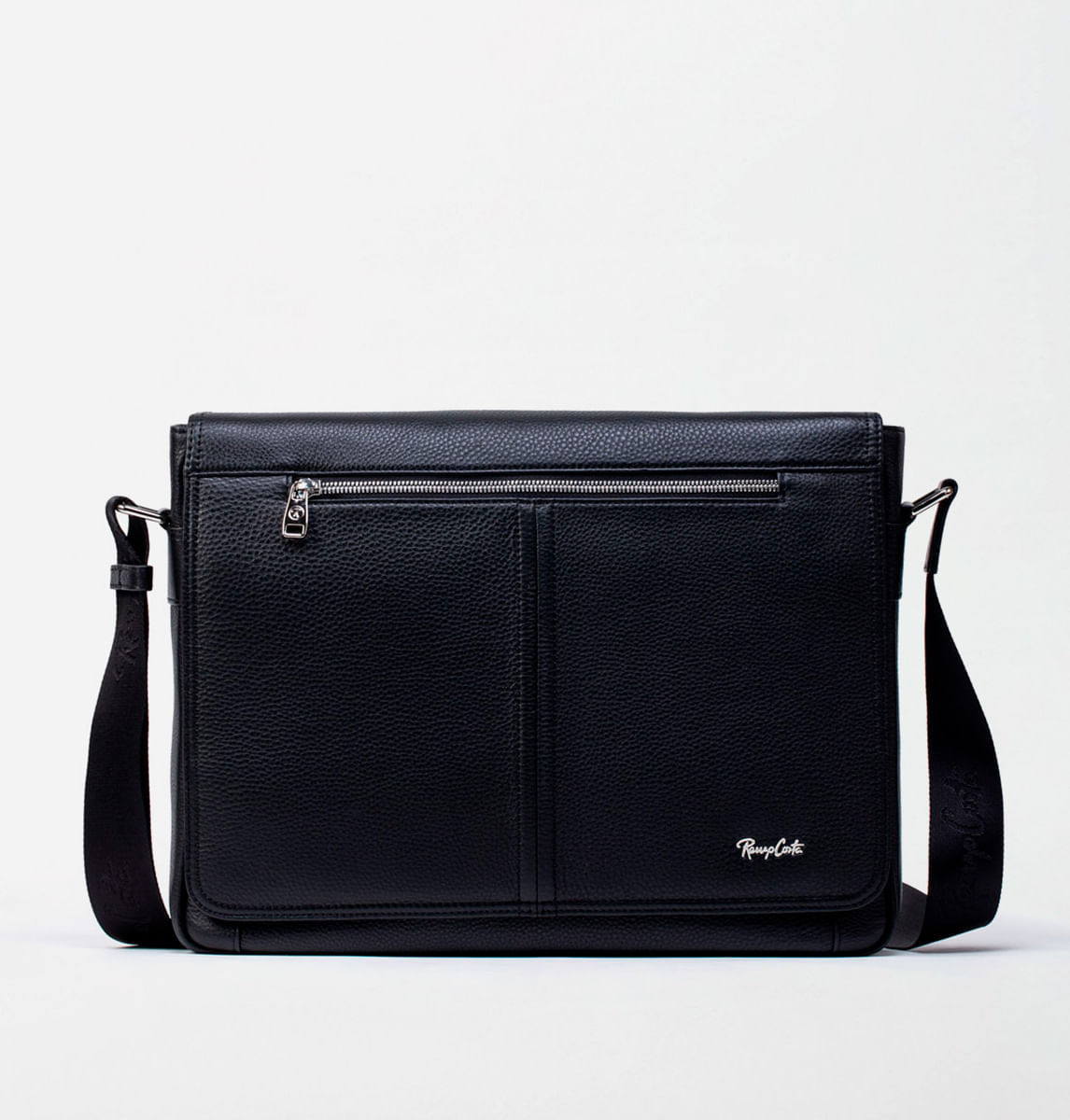MORRAL GRANDE EN CUERO GRABADO