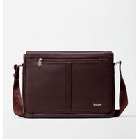 MORRAL GRANDE EN CUERO GRABADO