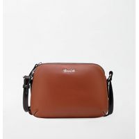 MORRAL PEQUEÑO EN CUERO LISO Y GRABADO