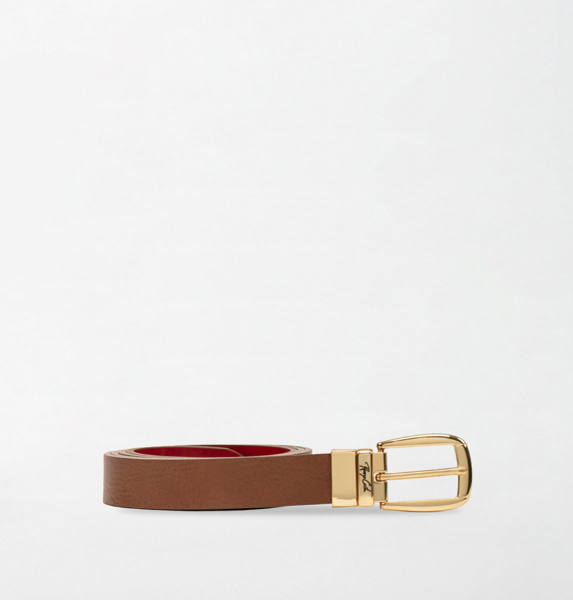 CORREA REVERSIBLE DE CUERO LISO