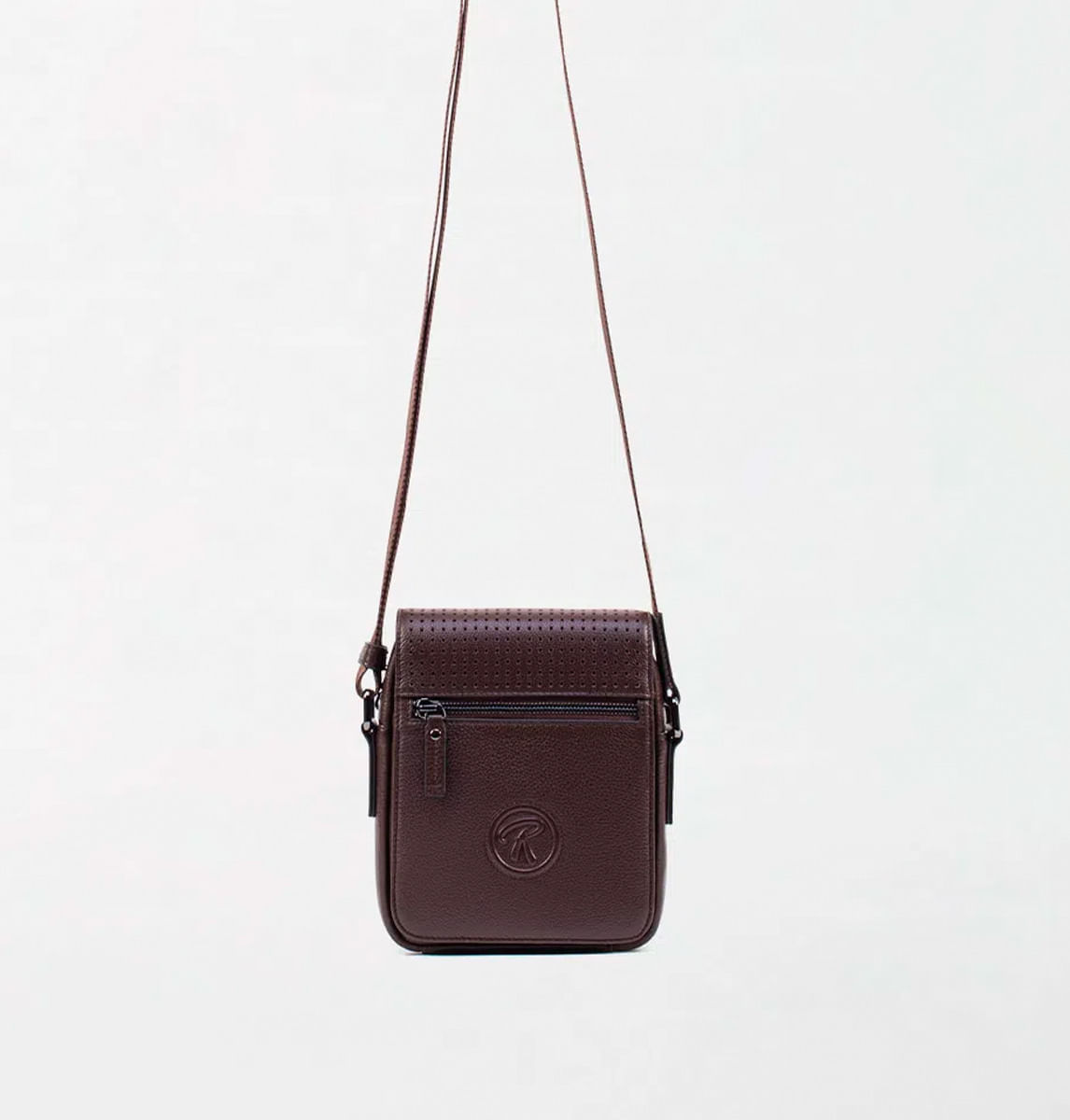 MORRAL PEQUEÑO CON LOGO DE MARCA EMBOZADO