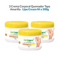 3 Crema reductora Lipo Cream - Tapa Amarilla