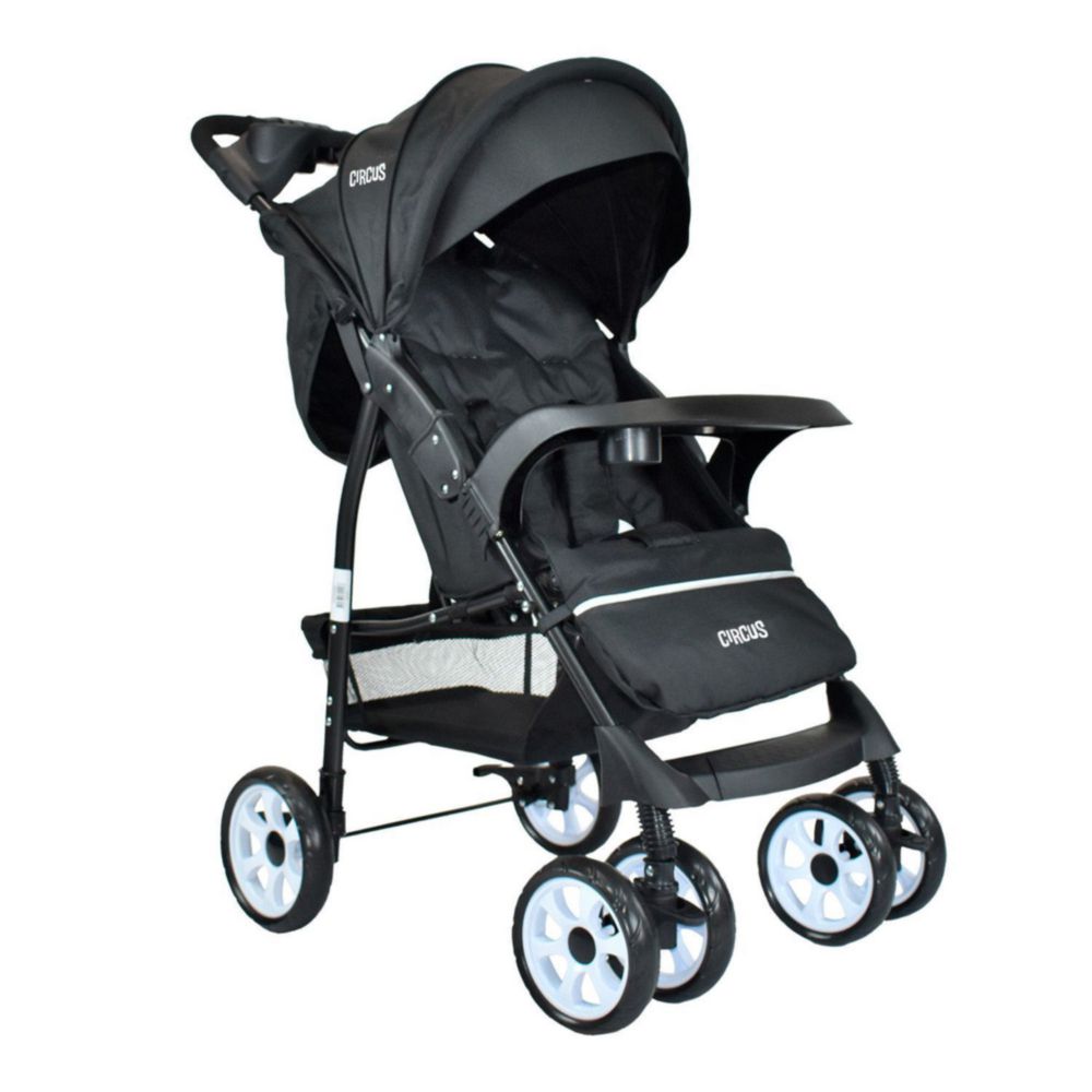 Coche Multiposiciones Para Bebe Baby Circus Negro