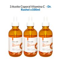 3 Aceite Corporal Vitamina C - Dr. Rashel 100ml