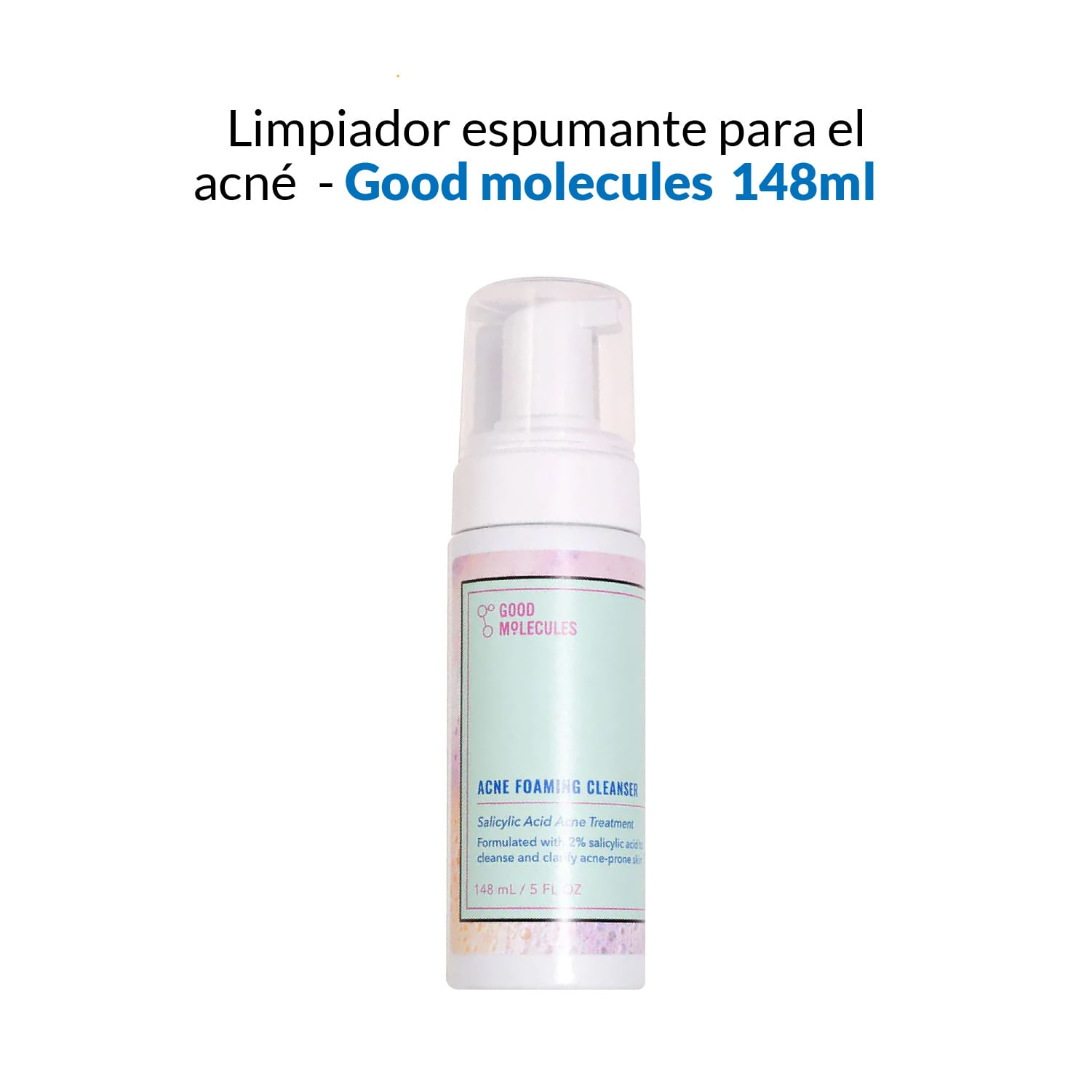 Limpiador espumante para el acné - Good Molecules 148ml