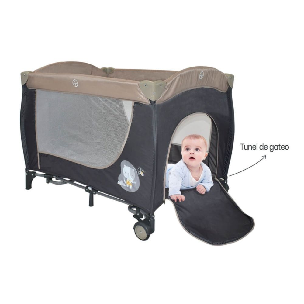 Cuna Corral Para Bebé Circus Beige