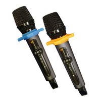 Micrófono inalámbrico con receptor, recargable Batblack