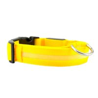 Collar LED para Mascotas Amarillo Talla L