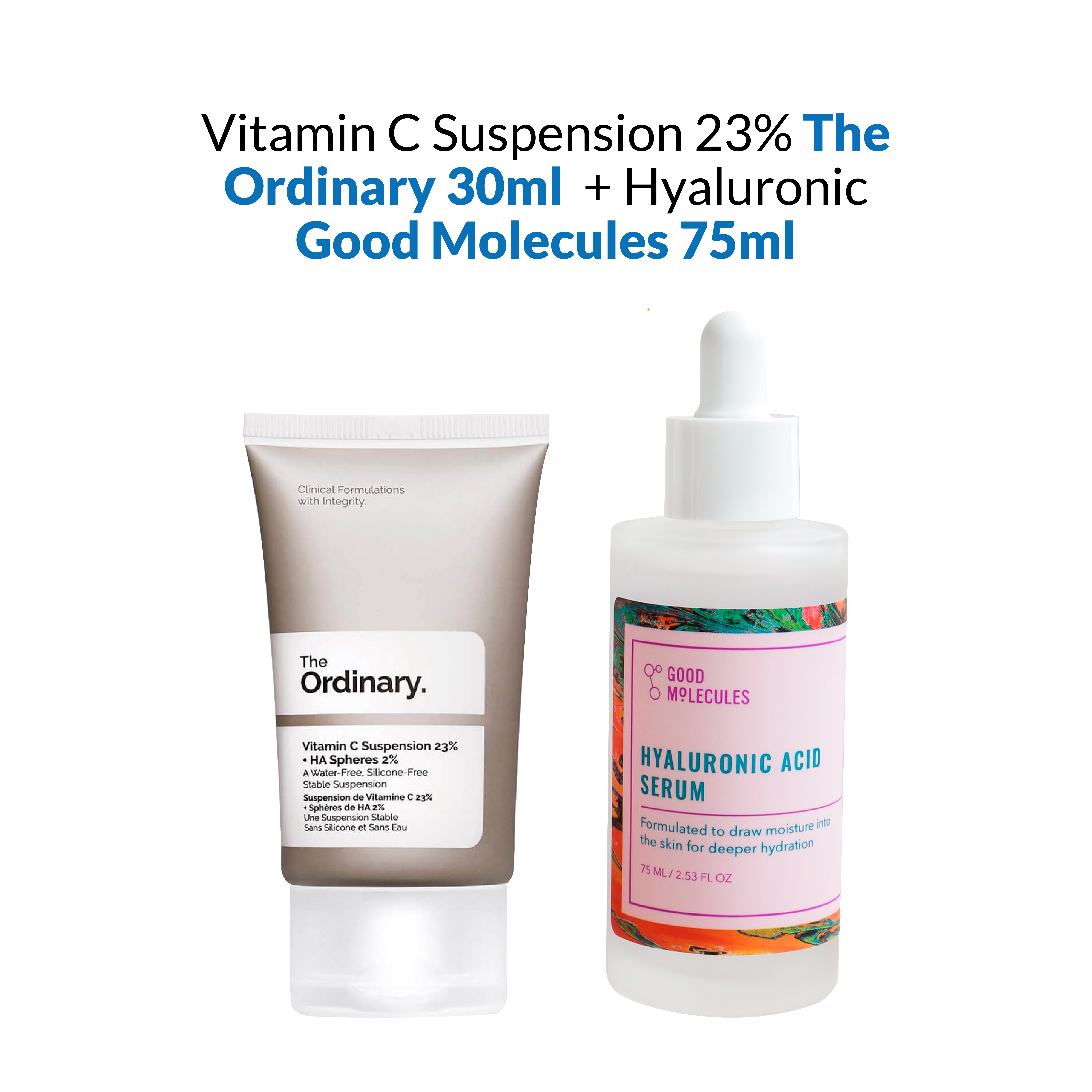 Vitamin C Suspension 23% + Hyaluronic 75ml Good Molecules
