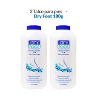 2 Talco para pies - Dry Foot 180g