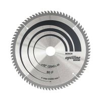 Disco Sierra Bosch 10'' x80 D Optiline