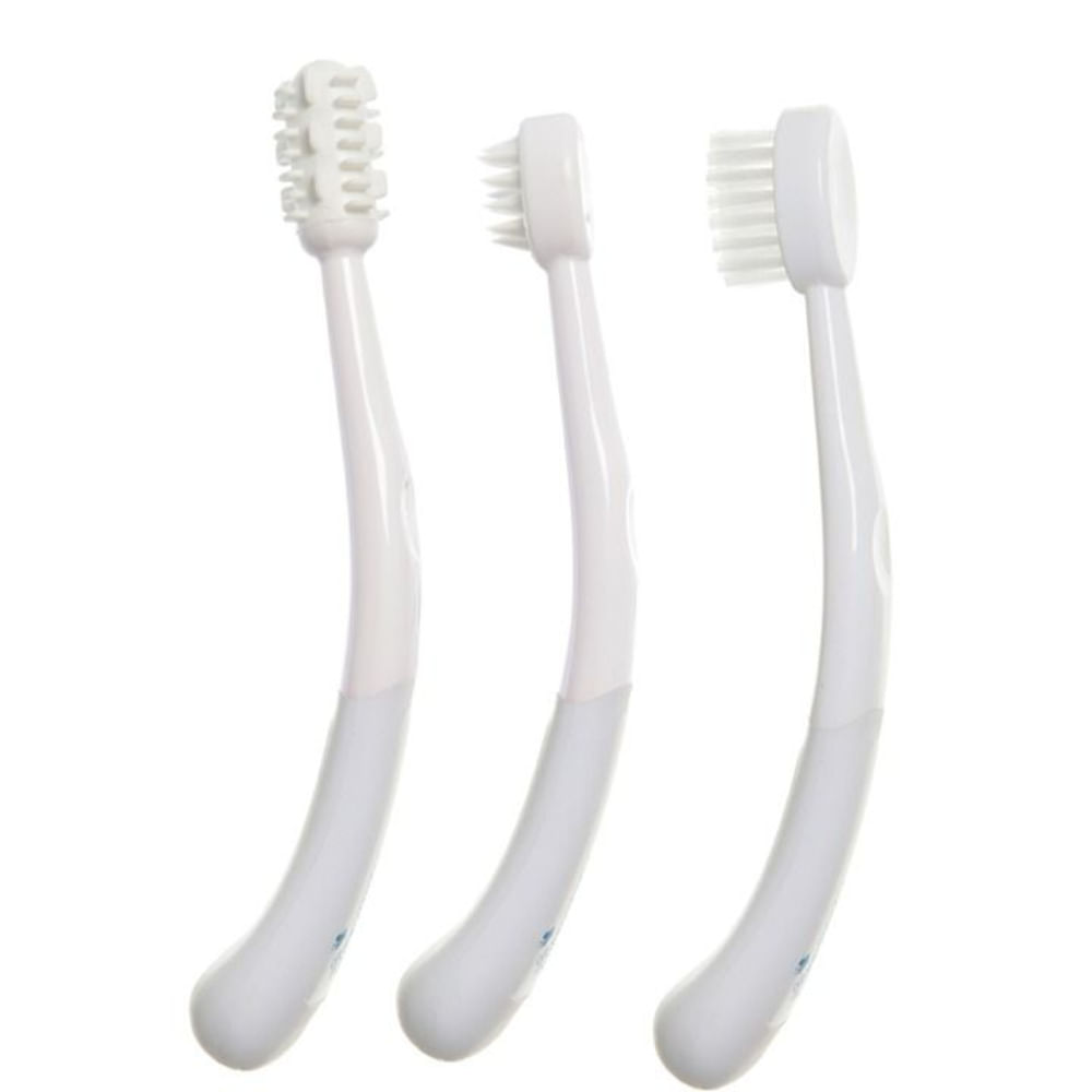 Set de cepillos para encías y dientes Blanco Dreambaby