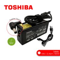 Cargador Genérico Laptop Toshiba 19v 3.42a 5.5x2.5mm 65w