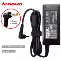 Cargador Compatible Laptop Lenovo 20v 3.25a 65w 4.0 x 1.7mm