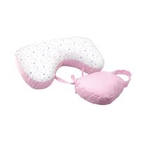 ALMOHADA LACTANCIA DOBLE APOYO HEARTS ROSADO INFANTI