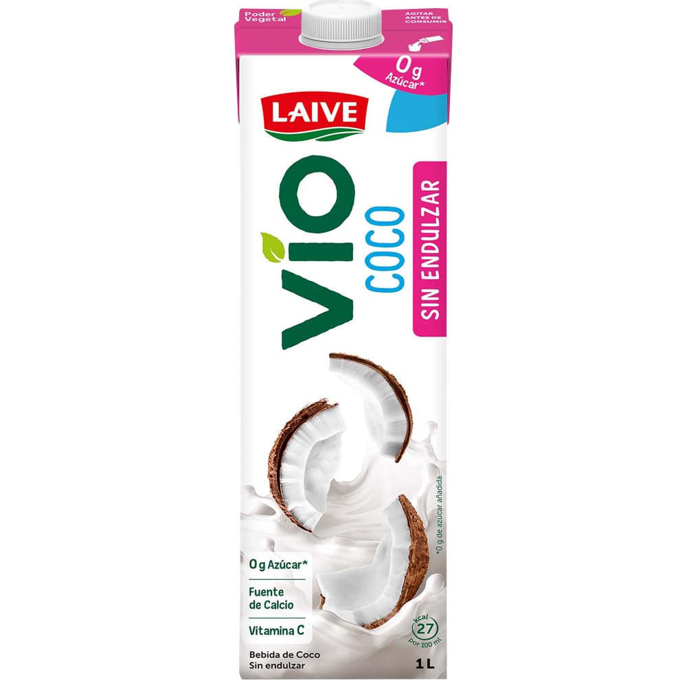 Bebida de Coco LAIVE Vio sin Endulzante Tetrapack 946ml
