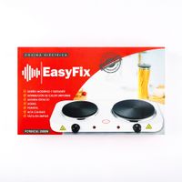 Cocina Eléctrica 2 hornillas EasyFix Blanca