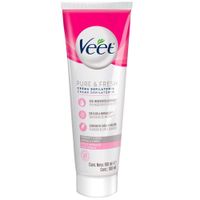 Crema Depilatoria Piel Sensible VEET Pure Caja 100ml