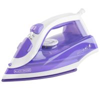 Plancha a Vapor BLACK AND DECKER TrueGlide IRBD204 Morado y Blanco