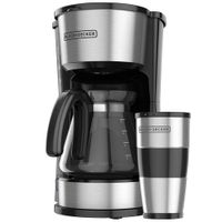 Cafetera BLACK AND DECKER 1.25L 4 en 1 CM0755S Negro
