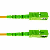 Cable patch cord de fibra optica OM3 3.0mm SC-SC APC 9/125 10 Metros